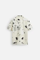 CHEMISE ÉLASTIQUE À IMPRIMÉ FLORAL