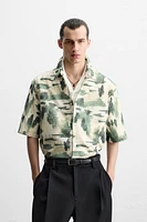 CHEMISE BRODERIE DÉCOUPÉE IMPRIMÉE