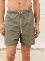 Short de bain uni regular fit