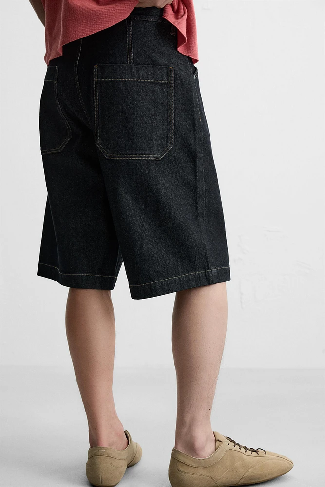 BAGGY FIT DENIM SHORTS