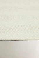 HERRINGBONE WOOL AREA RUG