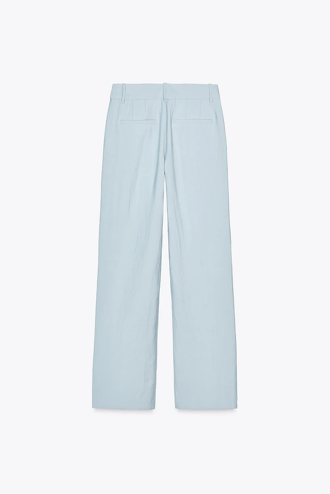 PANTALON DROIT TAILLE HAUTE