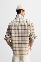 LIMITED EDITION COTTON-SILK PLAID SHIRT