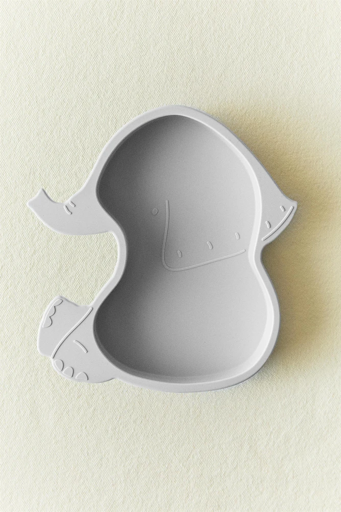 ASSIETTE ENFANT SILICONE ÉLÉPHANT