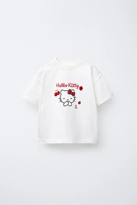 T-SHIRT BRODÉ HELLO KITTY © SANRIO
