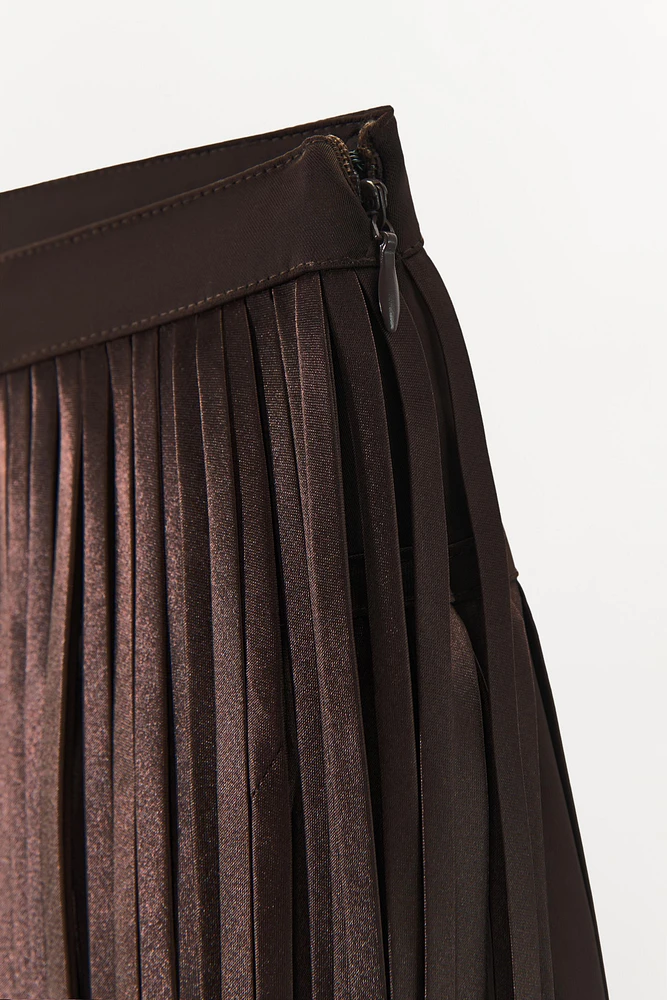 JUPE MIDI À FRANGES