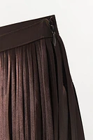 JUPE MIDI À FRANGES