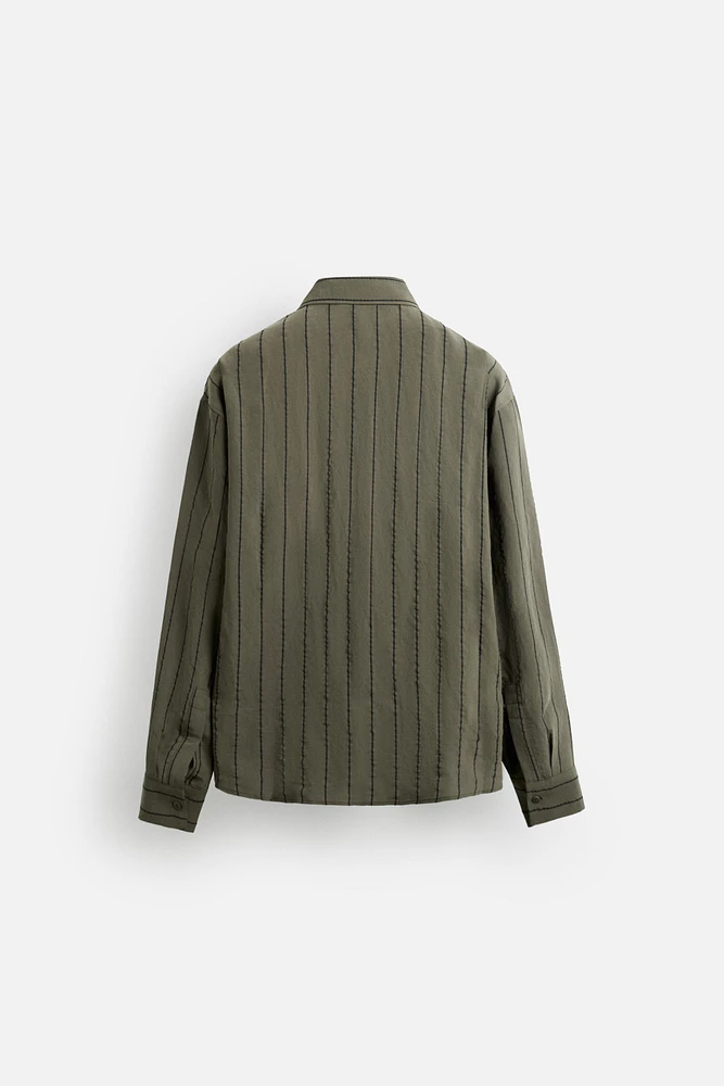MODAL BLEND STRIPED SHIRT