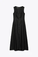 ROBE MIDI EN LIN