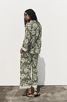 PANTALON BRODÉ GUIPURE BAS