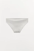 POINTELLE UNDERWEAR WITH SATIN BOW