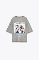 WASHED EFFECT PRINT T-SHIRT ©SPICE GIRLS