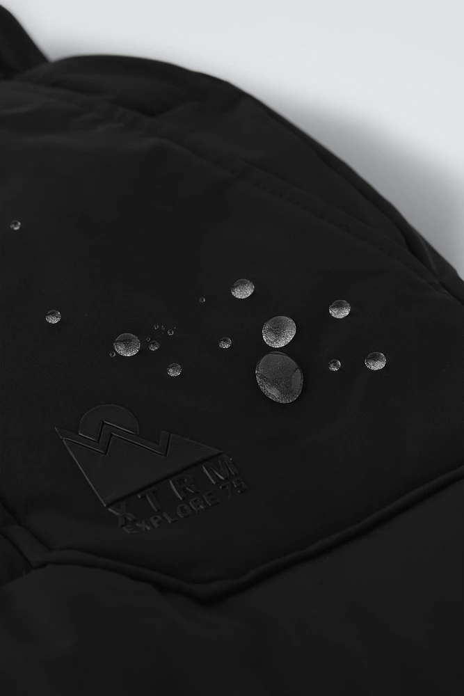 WATER REPELLENT AND WINDPROOF PADDED PANTS SKI COLLECTION