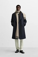 WOOL BLEND TEXTURED COAT