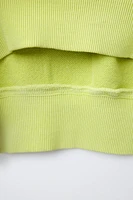 TEXT PRINT SWEATSHIRT