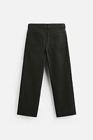 BELTED RELAXED FIT JEANS