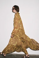 ZW COLLECTION LONG PRINT DRESS