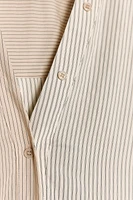 STRIPED SHIRT DRESS ZW COLLECTION