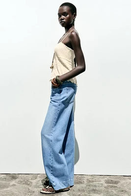 JEAN Z1975 WIDE LEG TAILLE HAUTE BOUTONS