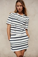 JUPE-CULOTTE RAYURES