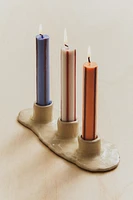 LOT BOUGIES ALLONGÉES RAYURES (LOT DE 3)