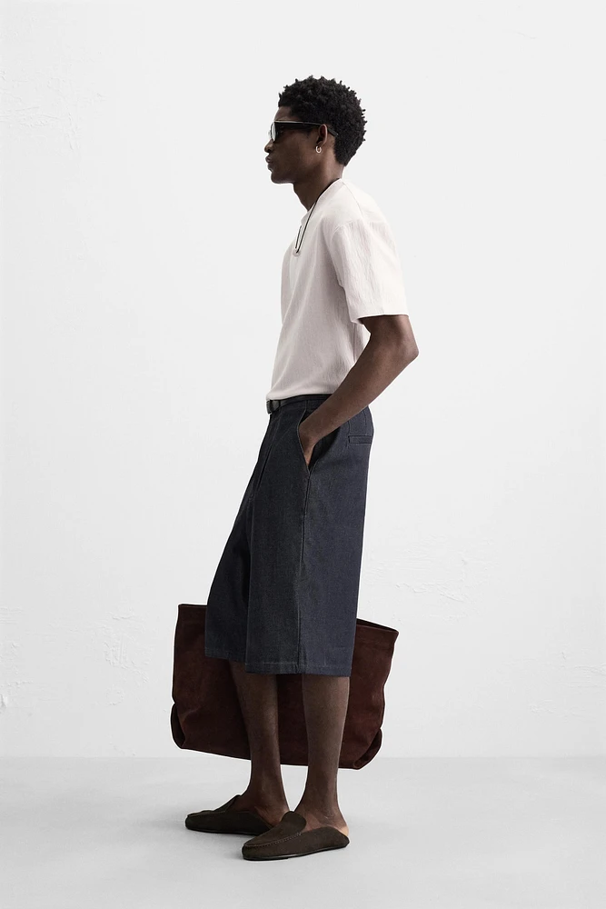 RELAXED FIT STRUCTURED T-SHIRT