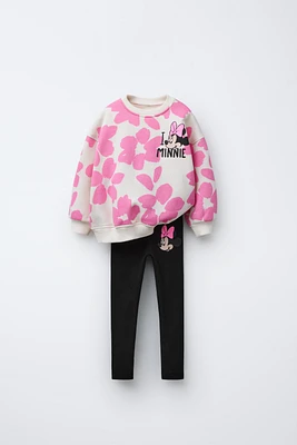 MINNIE MOUSE © DISNEY SWEATSHIRT AND LEGGINGS MATCHING SET