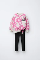 MINNIE MOUSE © DISNEY SWEATSHIRT AND LEGGINGS MATCHING SET