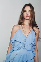 RUFFLED DRESS ZW COLLECTION