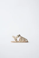 SOFT COTTON FISHERMAN SANDALS