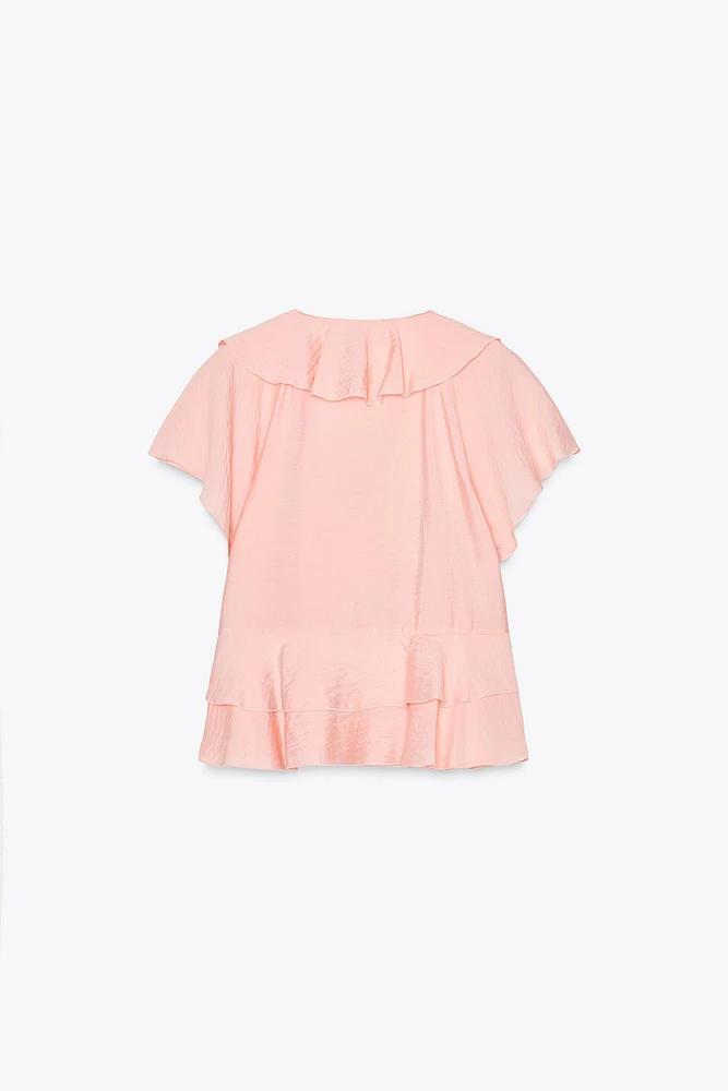 RUFFLED BLOUSE