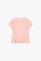RUFFLED BLOUSE