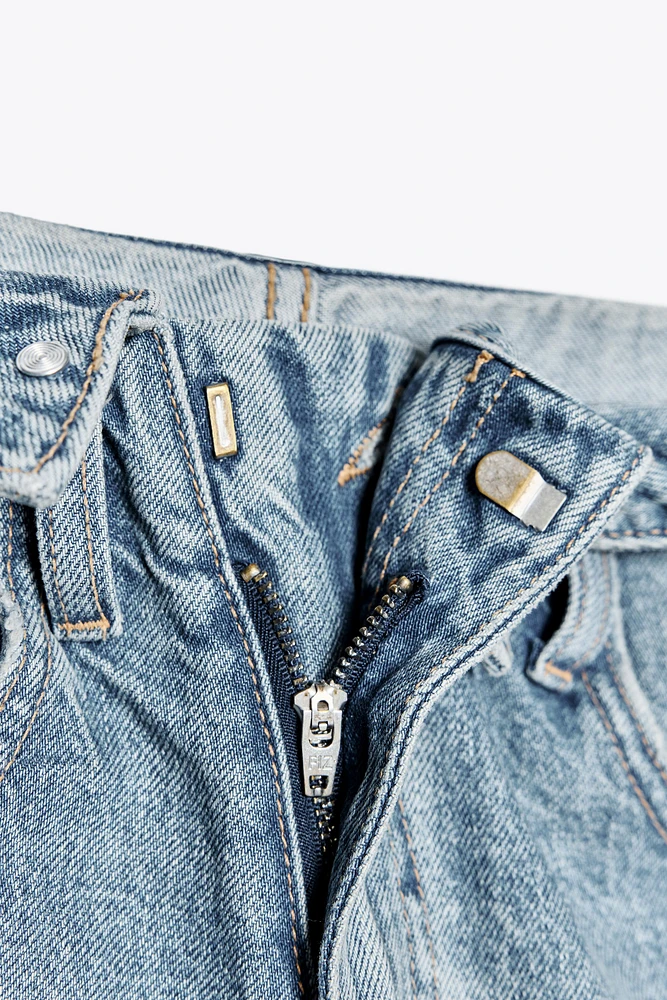SHORT EN JEAN TRF CEINTURE