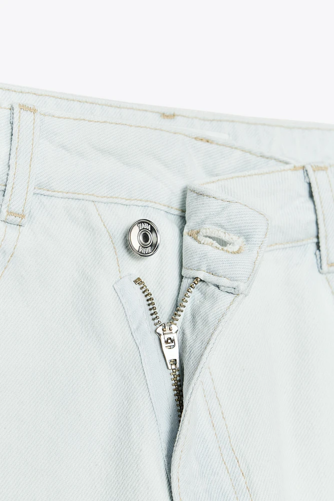 Z1975 STRAIGHT HIGH-WAISTED CROSSOVER JEANS
