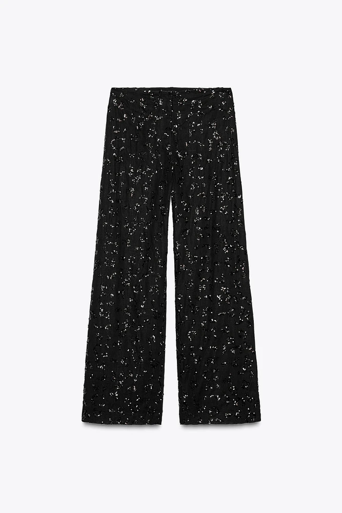 SEQUIN VOLUME PANTS