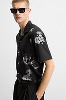CHEMISE ÉLASTIQUE À IMPRIMÉ FLEURS