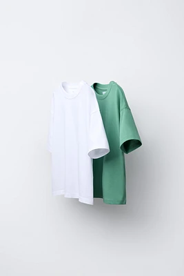 TWO-PACK OF PLAIN T-SHIRTS
