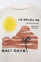 BEACH PRINT T-SHIRT