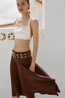 JUPE FLUIDE ASYMÉTRIQUE