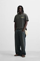 T-SHIRT DÉLAVÉ IMPRIMÉS