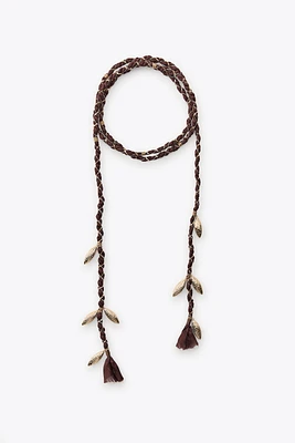 CEINTURE EN TISSU PIÈCES MÉTALLIQUES