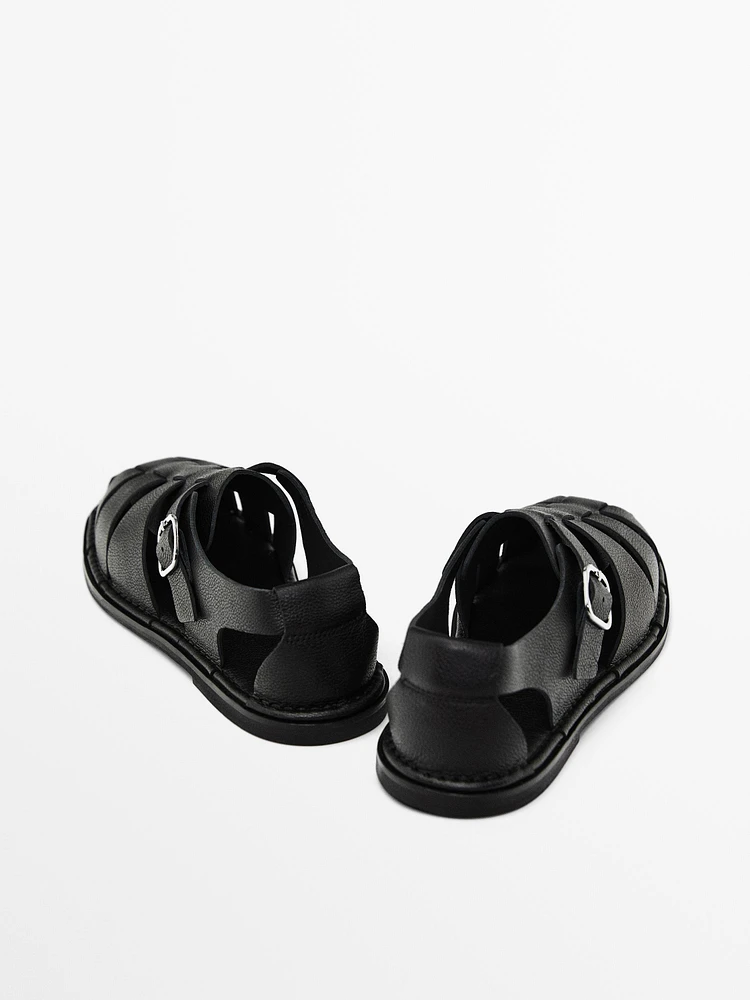Leather cage sandals - Limited Edition