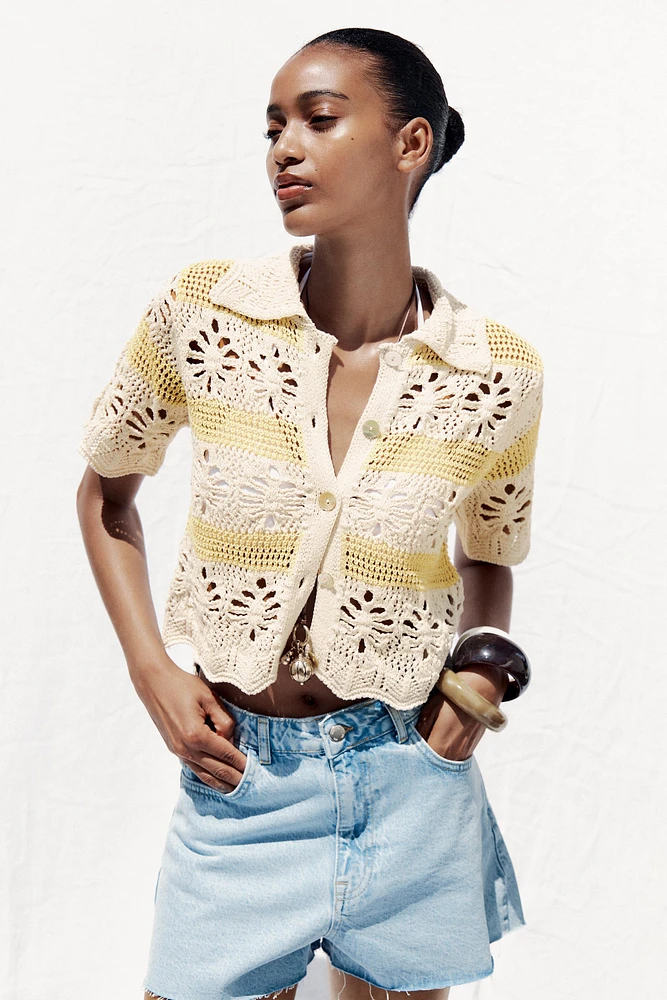 SHORT Z1975 EN JEAN TAILLE HAUTE