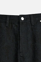 CARPENTER POCKET DENIM SHORTS