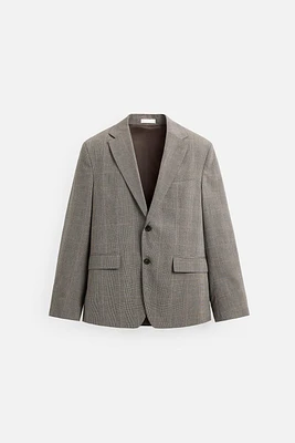 BLAZER DE COSTUME À CARREAUX