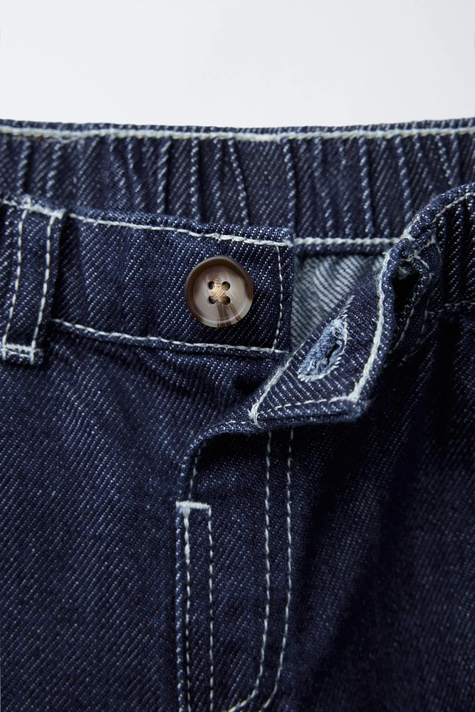 TIMELESZ - DARTED BAGGY JEANS