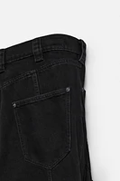 PANTALON DENIM CARGO POCHES