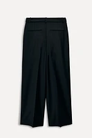 50TH ANNIVERSARY WOOL BLEND BELTED PANTS