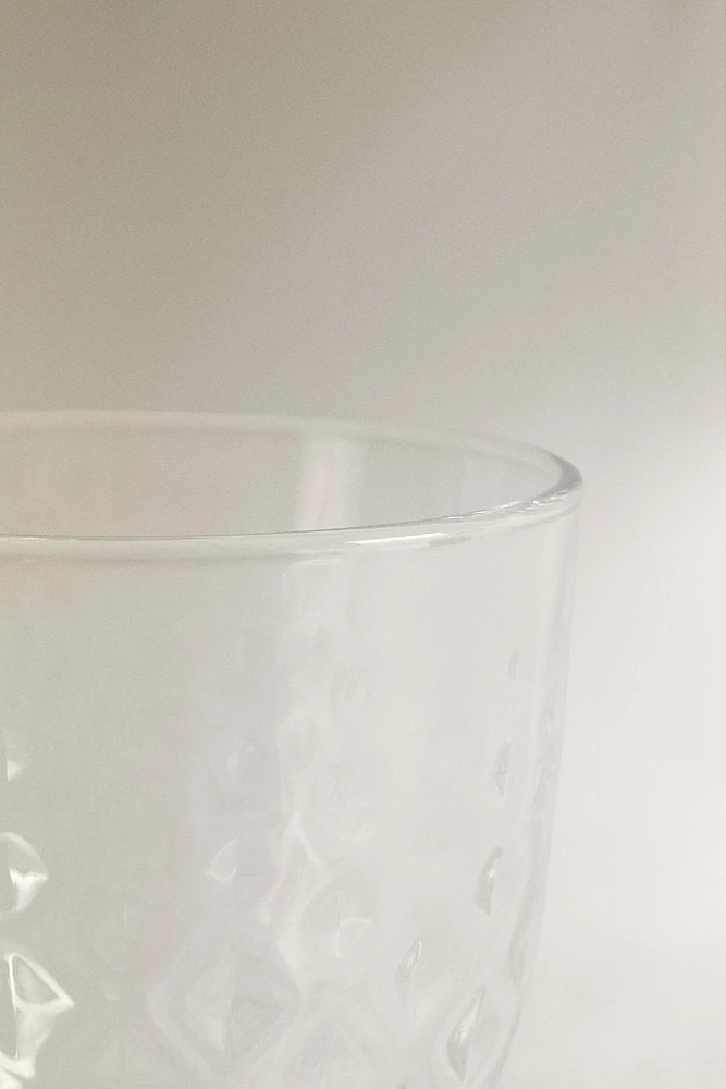 RAISED DESIGN TUMBLER