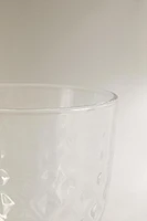 RAISED DESIGN TUMBLER